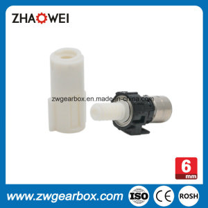 High Precision 6mm Small Stepper Gear Motor with Worm Gearbox